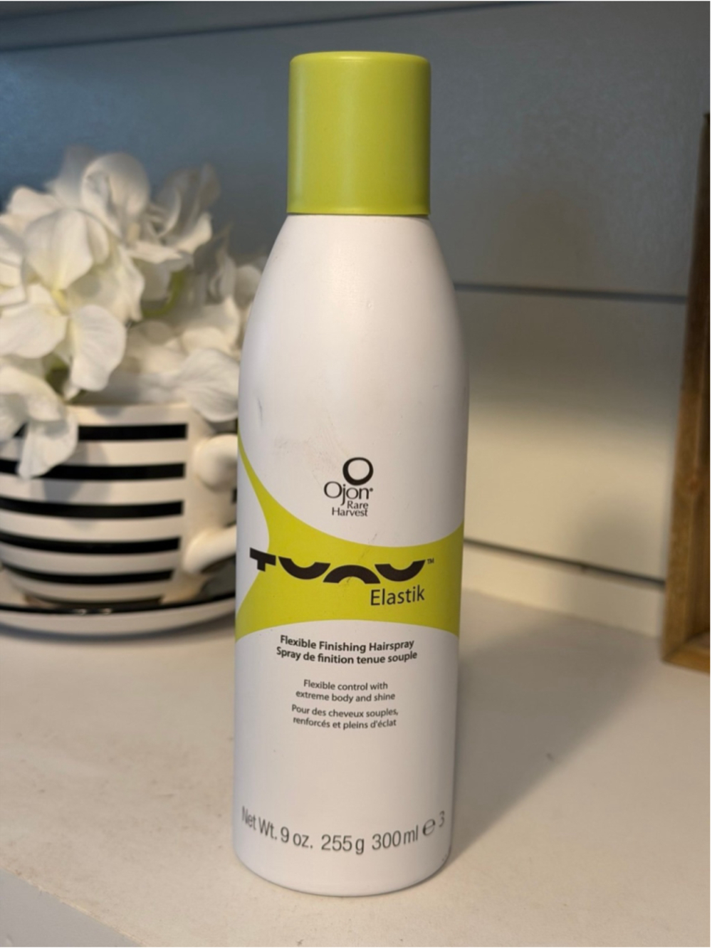 Ojon Rare Harvest Tunu Elastik Flexible Finishing Hairspray 9oz Discontinued